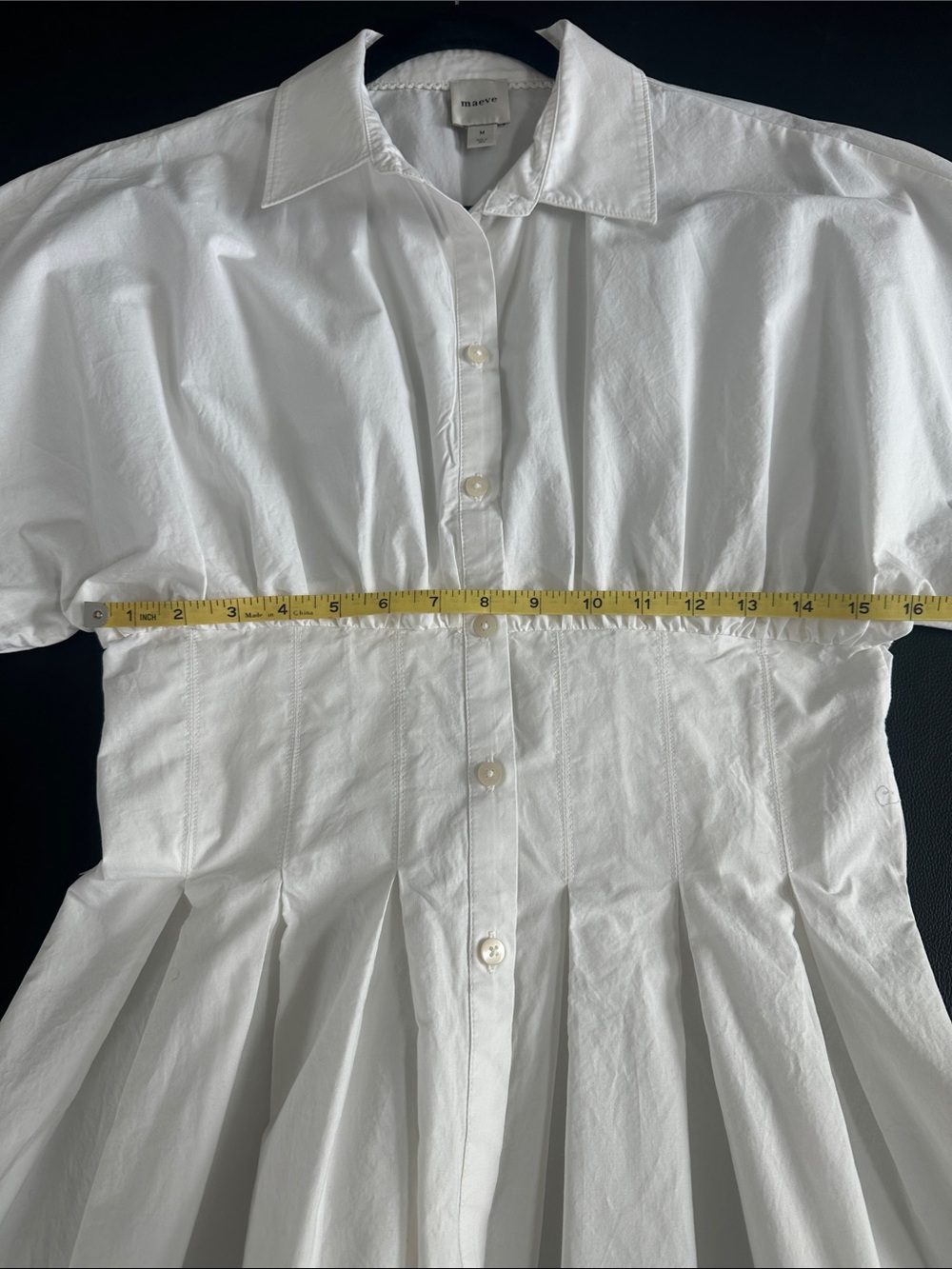 Maeve Long Sleeve Cinched Button Down - Picture 7 of 8